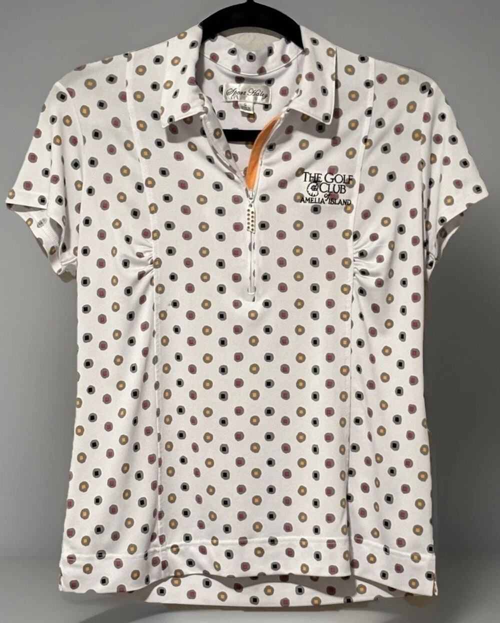 Sport Haley Women's Golf Polo Shirt Sz S Short Sleeve “Golf Club Amelia Island”